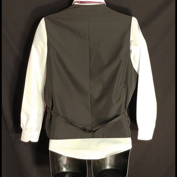 MEN'S LARR BRIO 3 PIECE FORMAL VEST & TIE SET LG - Picture 4 of 9